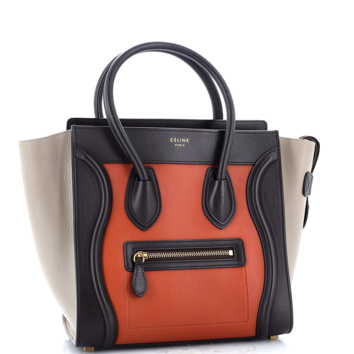 Luggage Bag Smooth Leather Micro