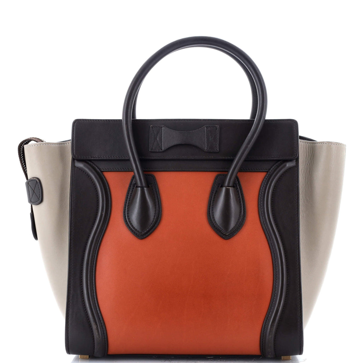 Luggage Bag Smooth Leather Micro