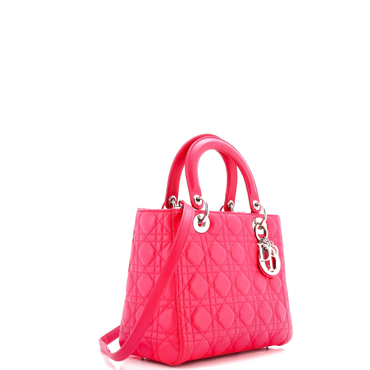 Lady Dior Bag Cannage Quilt Lambskin Medium