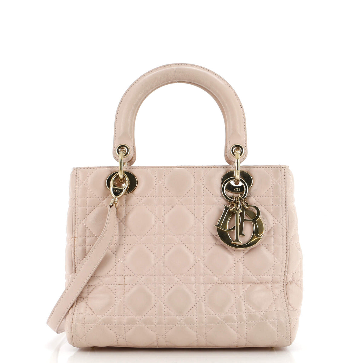 Lady Dior Bag Cannage Quilt Lambskin Medium