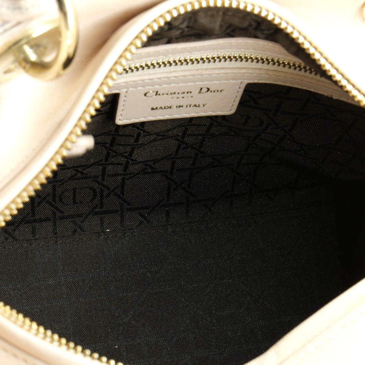 Lady Dior Bag Cannage Quilt Lambskin Medium