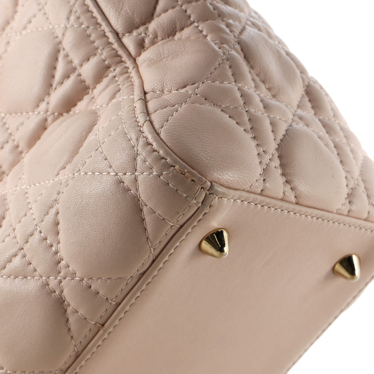 Lady Dior Bag Cannage Quilt Lambskin Medium