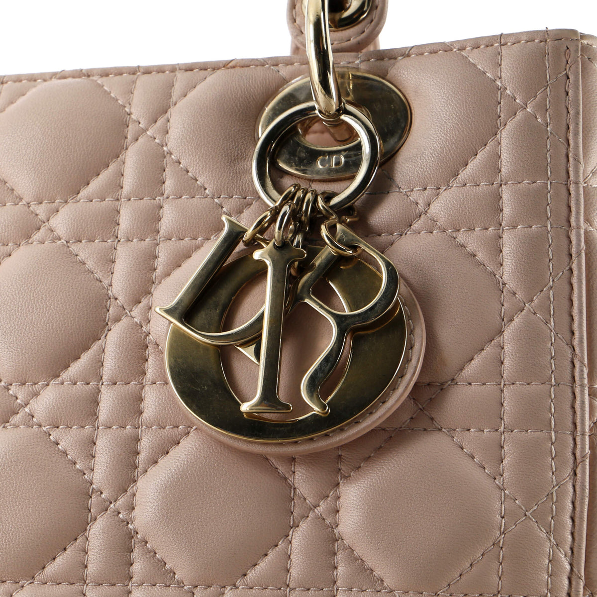 Lady Dior Bag Cannage Quilt Lambskin Medium