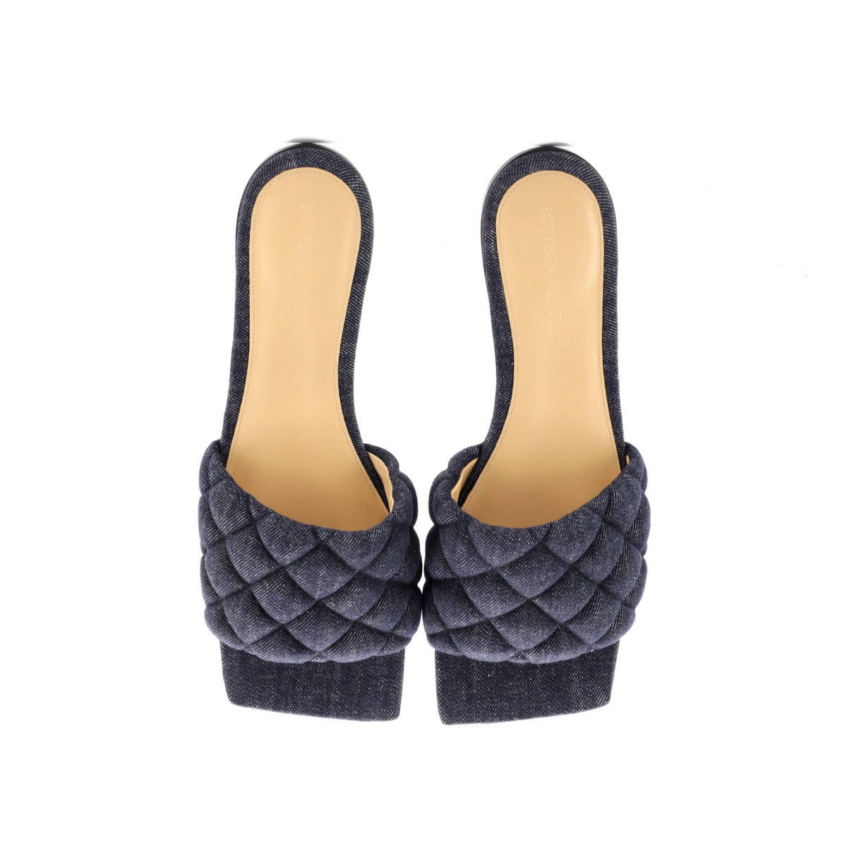 Women's The Padded Flat Sandals Quilted Denim