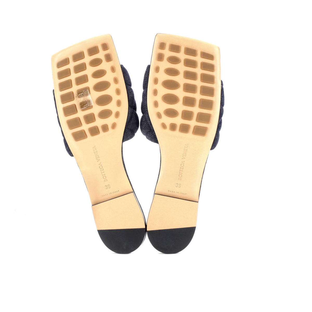 Women's The Padded Flat Sandals Quilted Denim