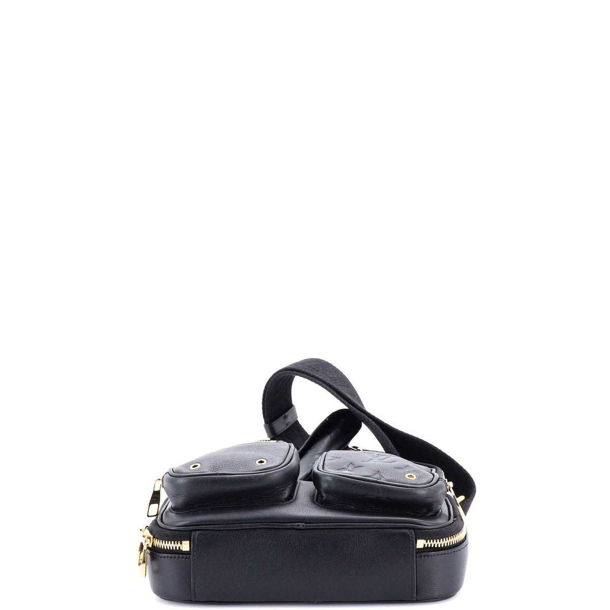 Utility Crossbody Bag Calfskin with Embossed Monogram Detail