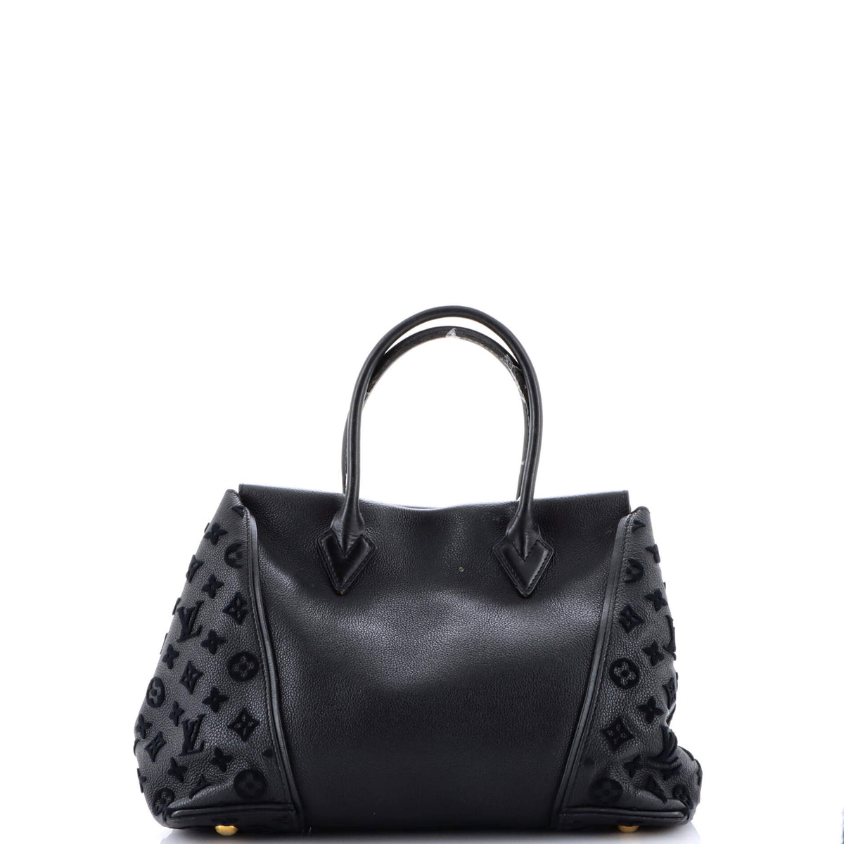 W Tote Monogram Tuffetage Leather PM