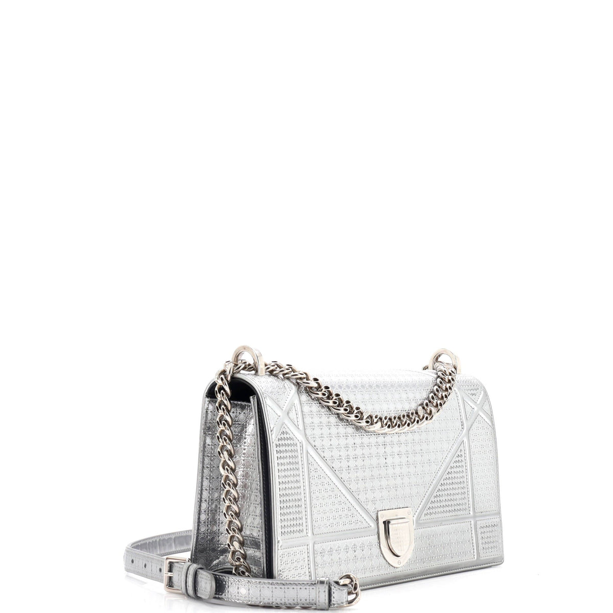 Diorama Flap Bag Cannage Embossed Calfskin Medium
