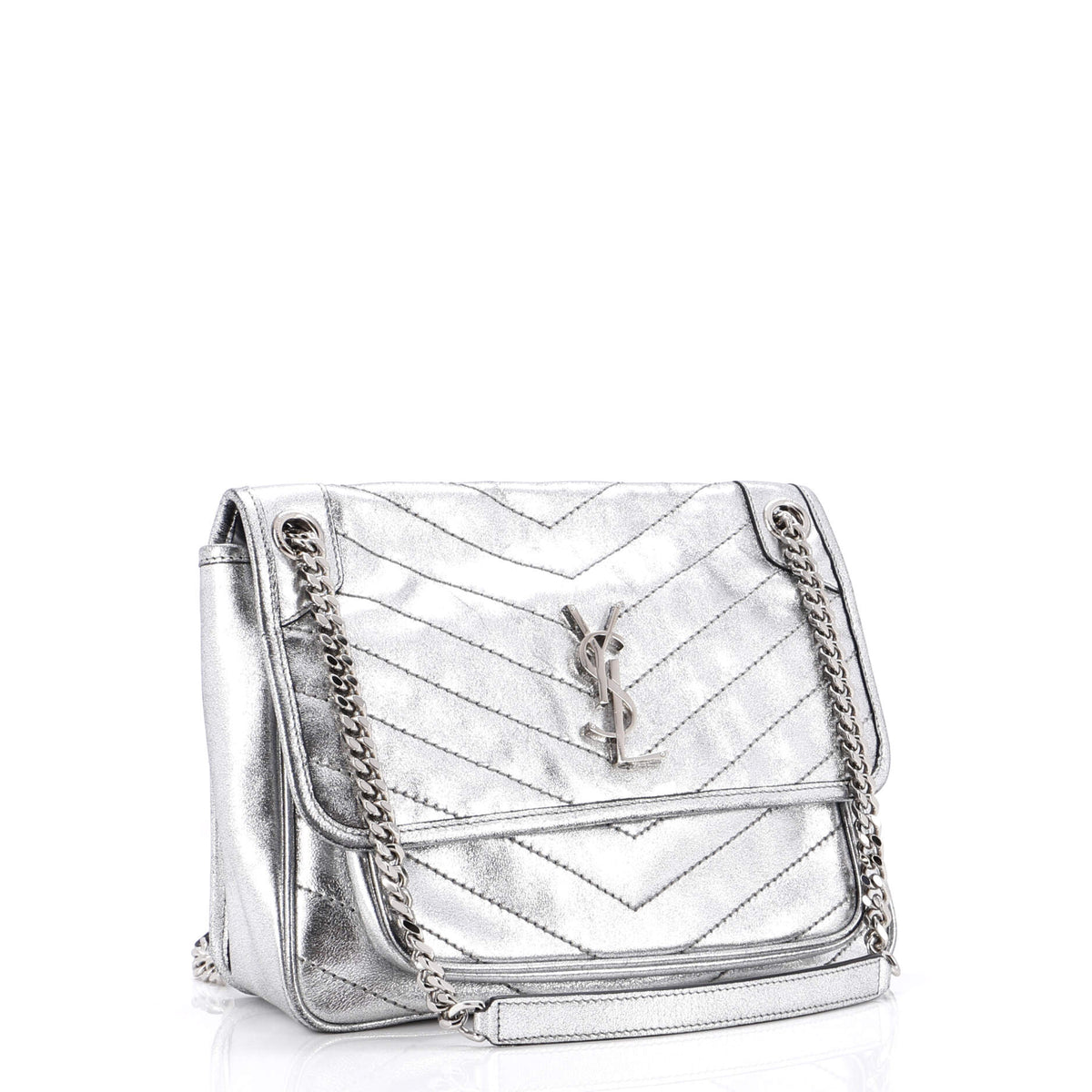 Niki Chain Flap Bag Leather Medium