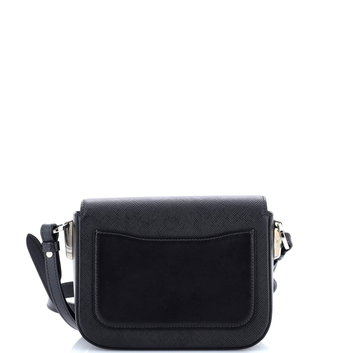 Identity Flap Shoulder Bag Saffiano with City Calf Small