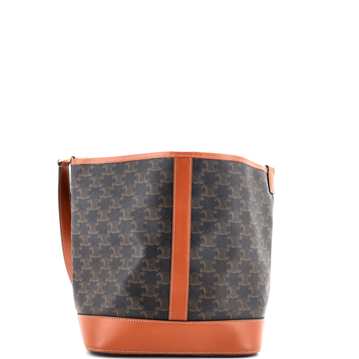 Bucket Bag Triomphe Coated Canvas Medium