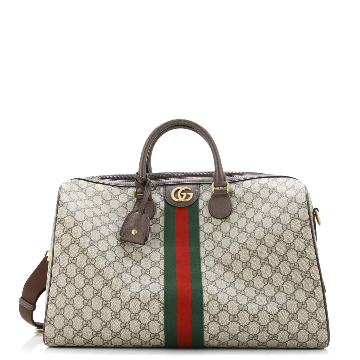 Ophidia Convertible Boston Bag GG Coated Canvas Large