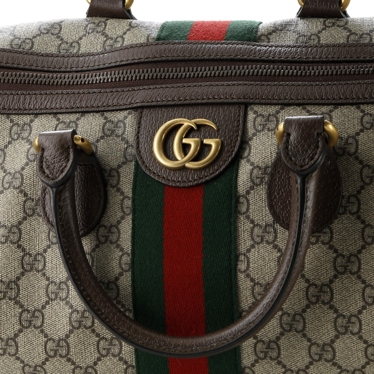 Ophidia Convertible Boston Bag GG Coated Canvas Large