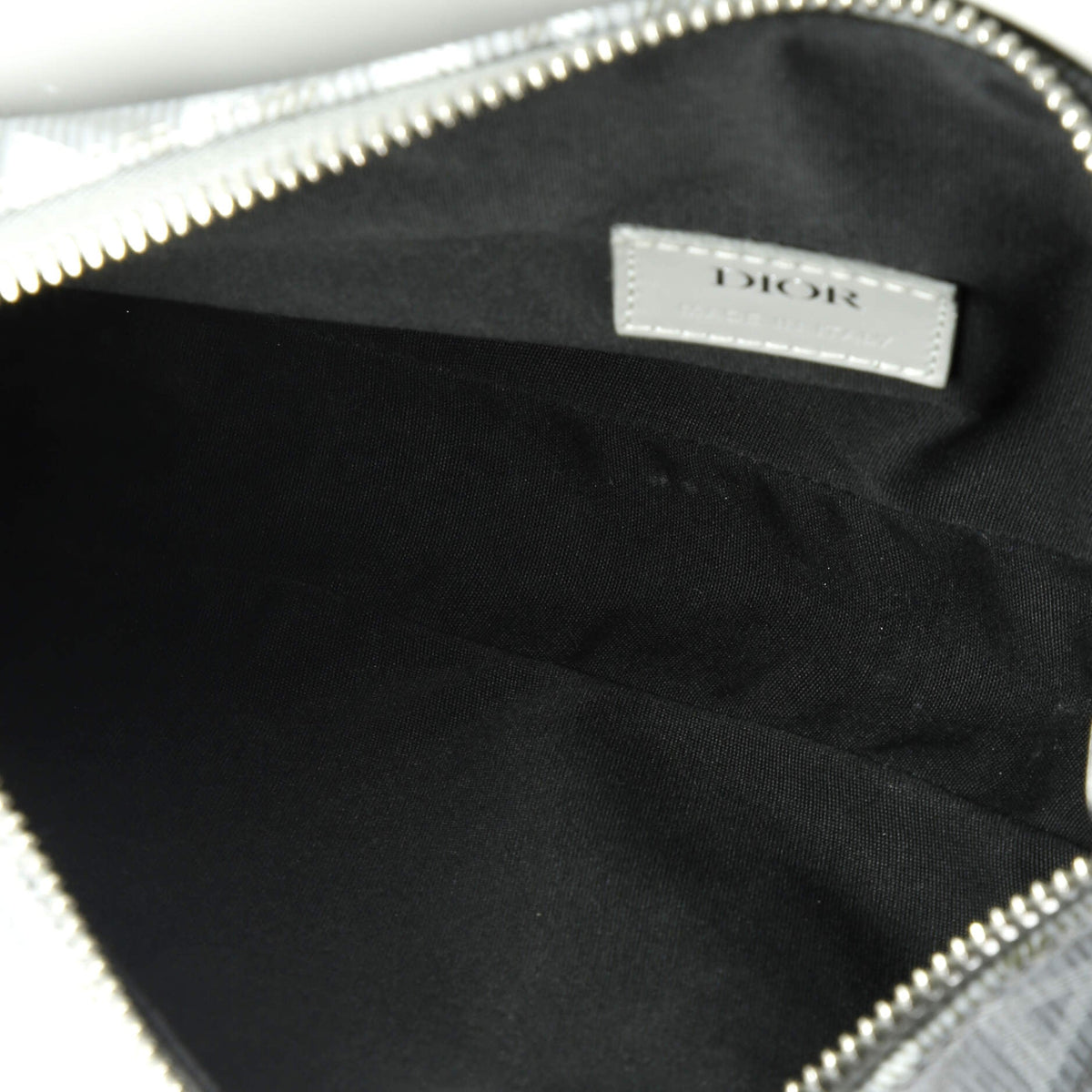 Saddle Crossbody Bag CD Diamond Coated Canvas and Leather