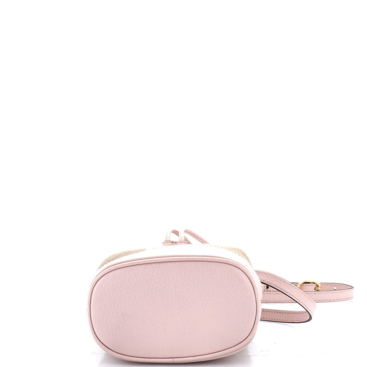 Ophidia Bucket Bag Jumbo GG Canvas with Leather Mini