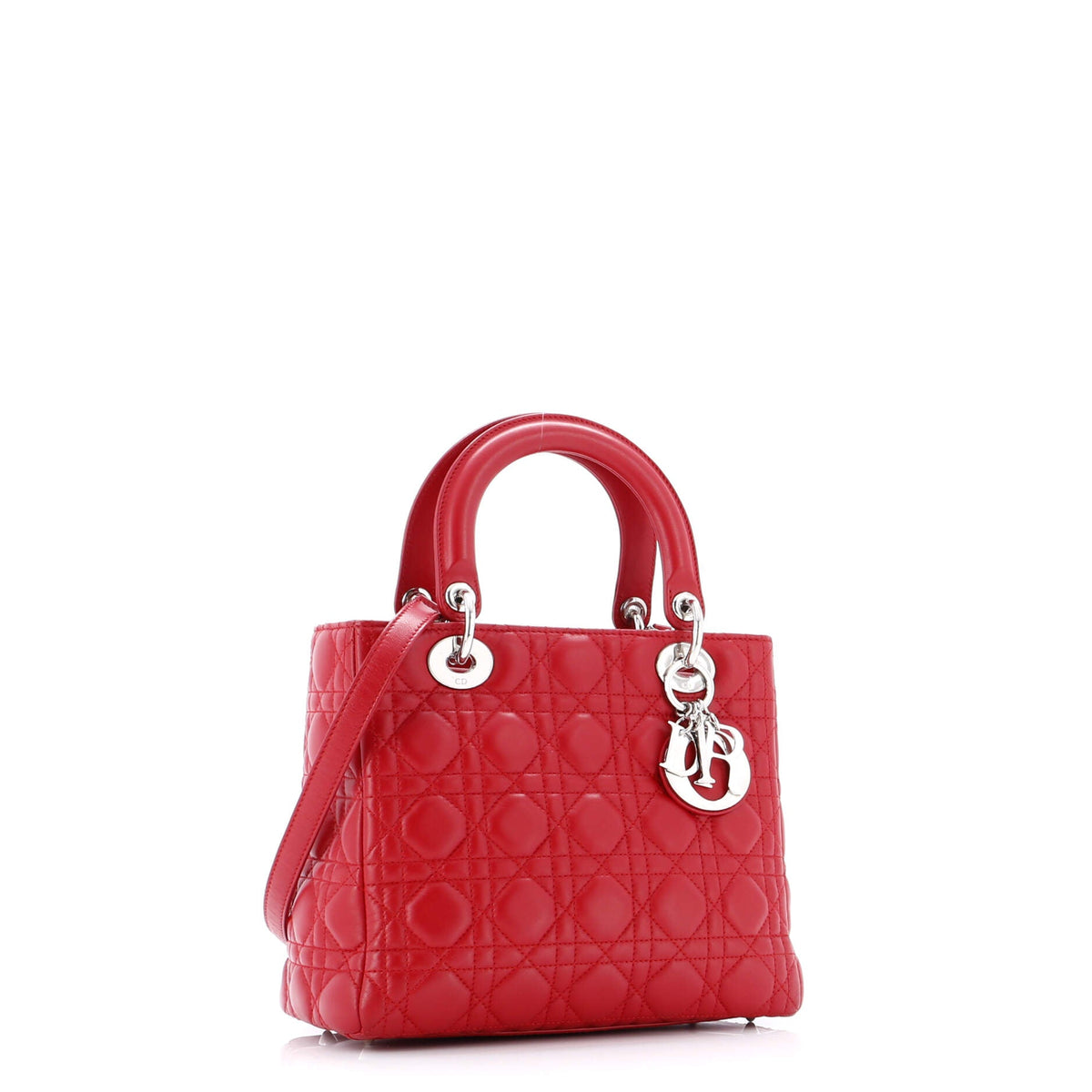 Lady Dior Bag Cannage Quilt Lambskin Medium