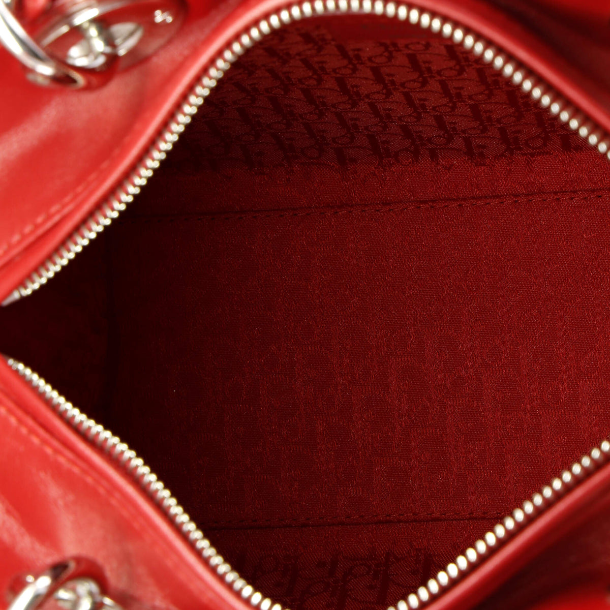 Lady Dior Bag Cannage Quilt Lambskin Medium