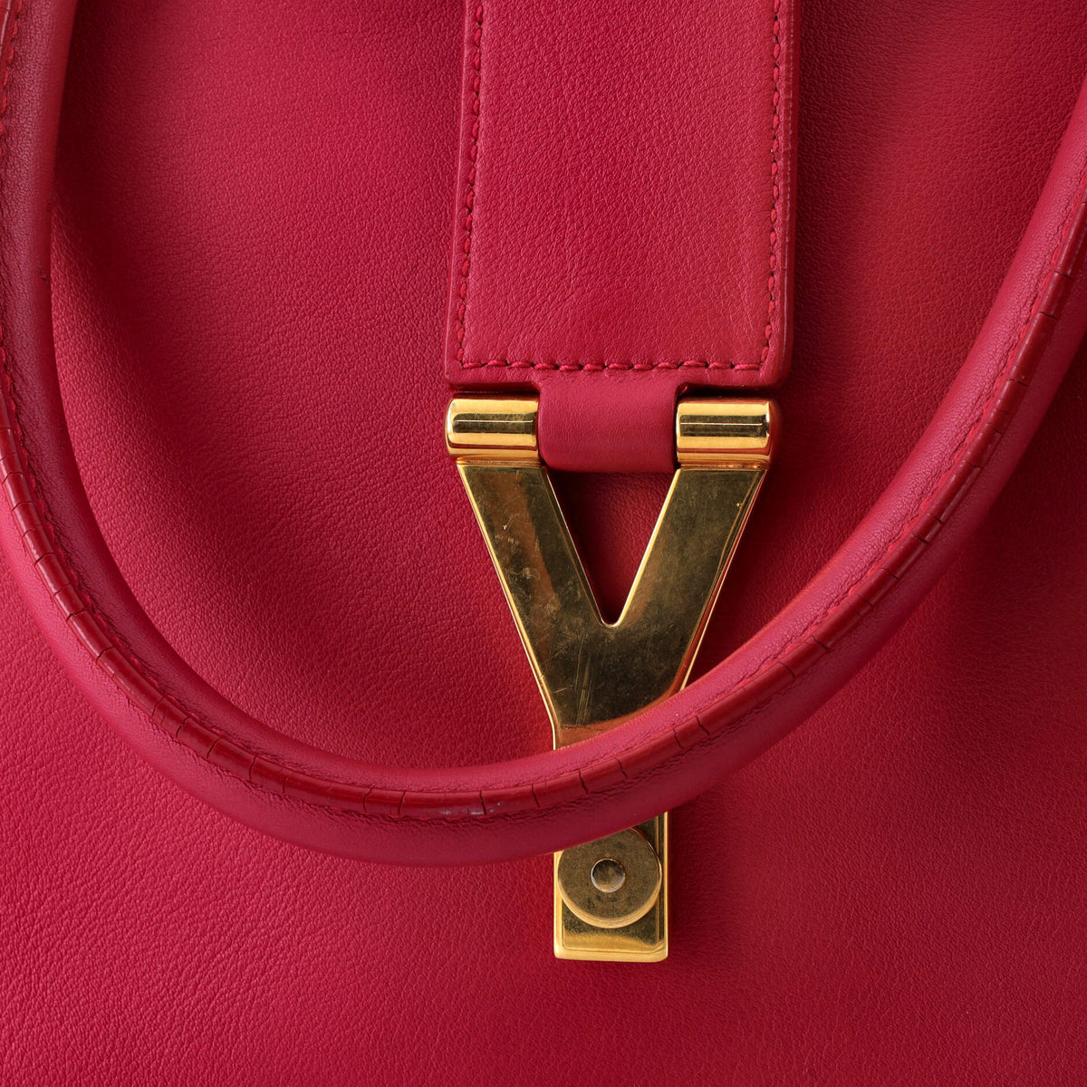 Classic Y Cabas Leather Large