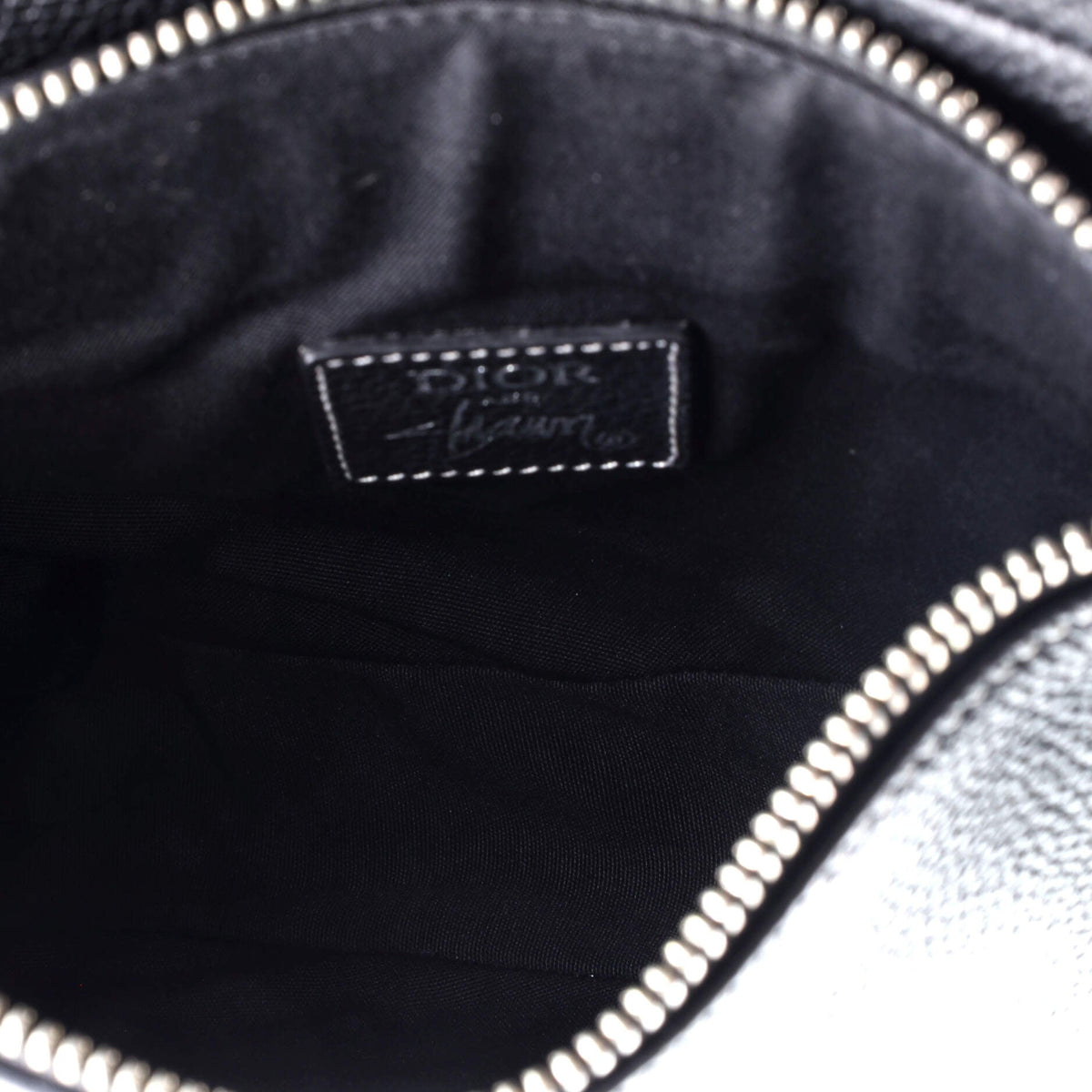 Shawn Stussy Saddle Crossbody Bag Leather with Applique