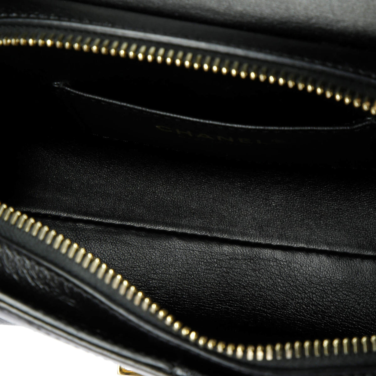 Medal Envelope Flap Bag Chevron Calfskin Small