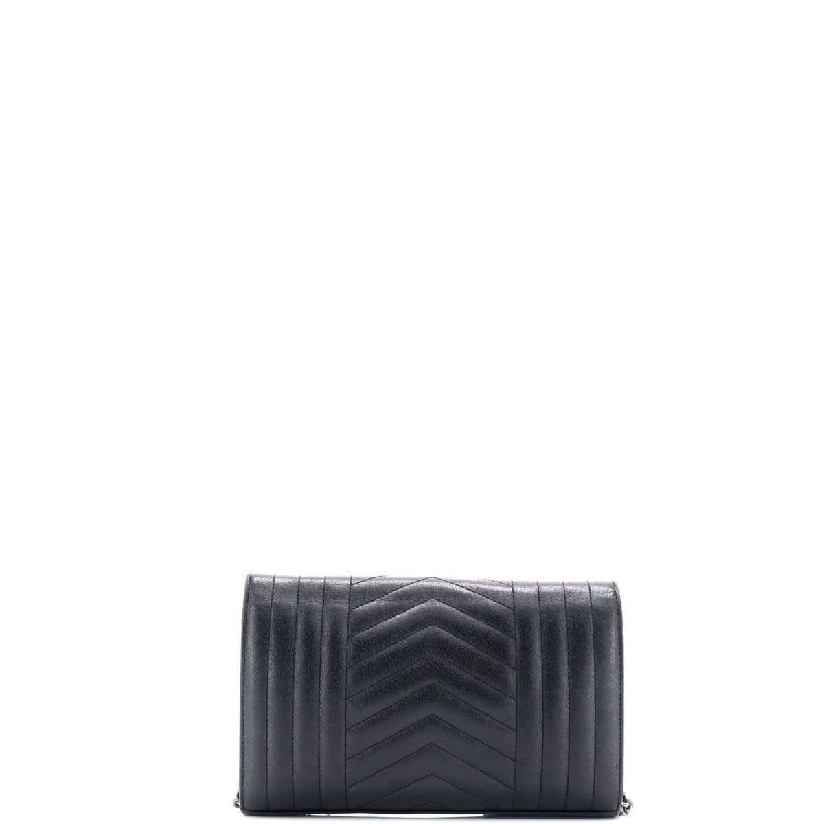 Classic Monogram Chain Wallet Mixed Matelasse Leather Medium