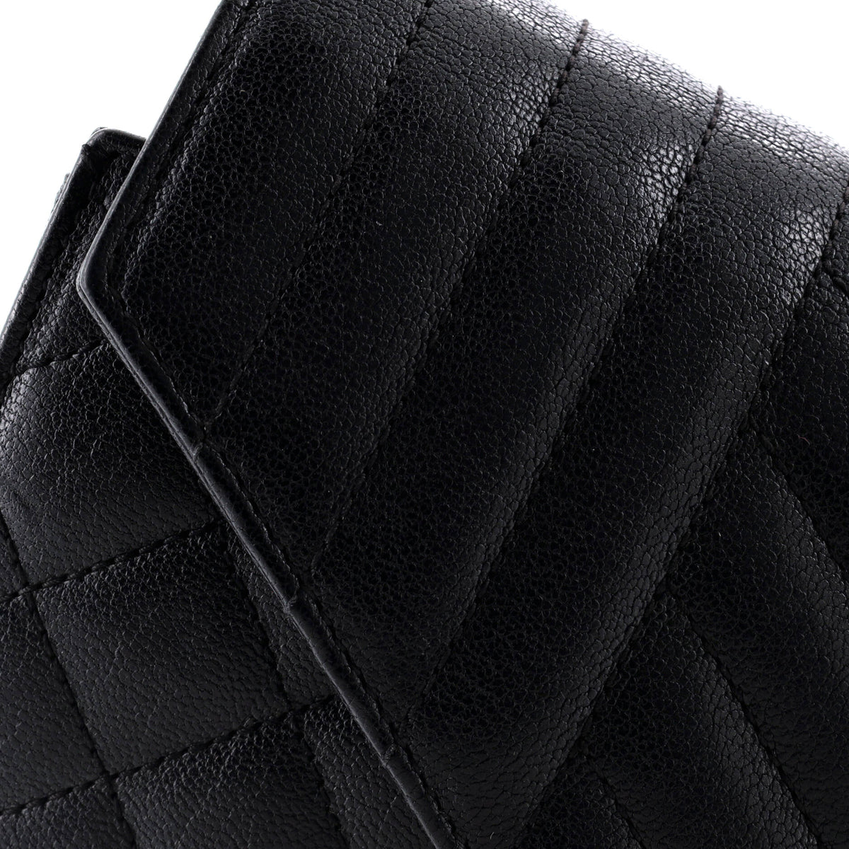 Classic Monogram Chain Wallet Mixed Matelasse Leather Medium