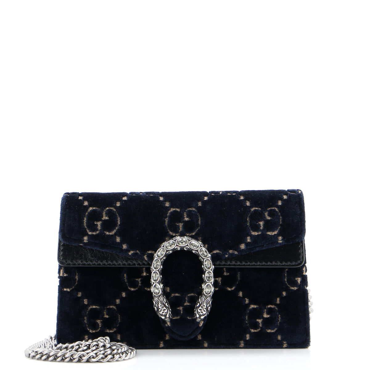 Dionysus Bag GG Velvet Super Mini