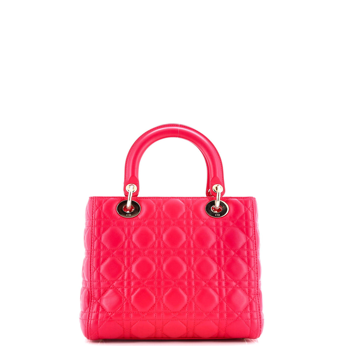 Lady Dior Bag Cannage Quilt Lambskin Medium