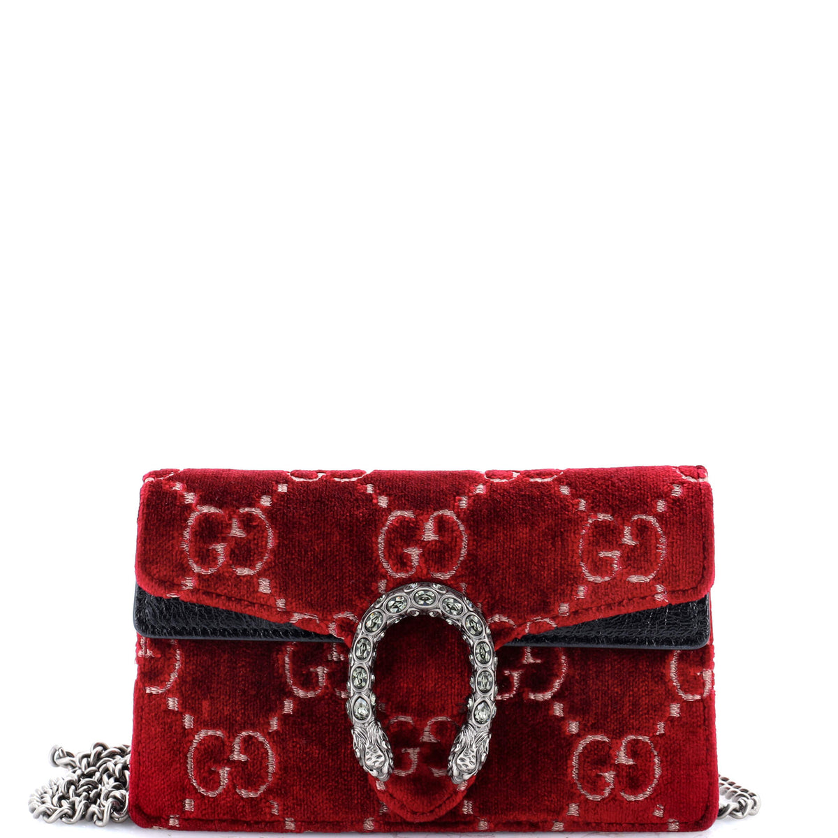 Dionysus Bag GG Velvet Super Mini