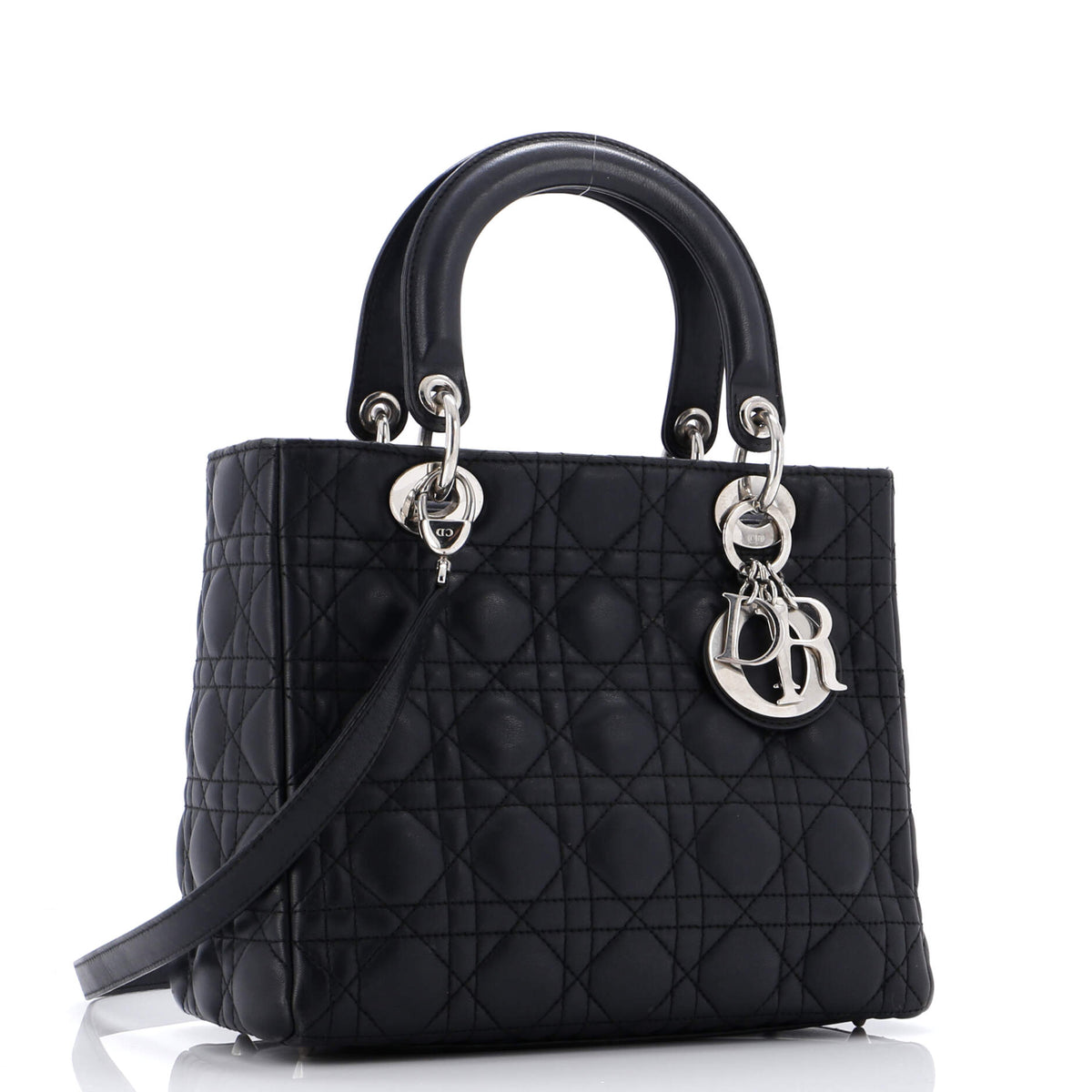 Lady Dior Bag Cannage Quilt Lambskin Medium
