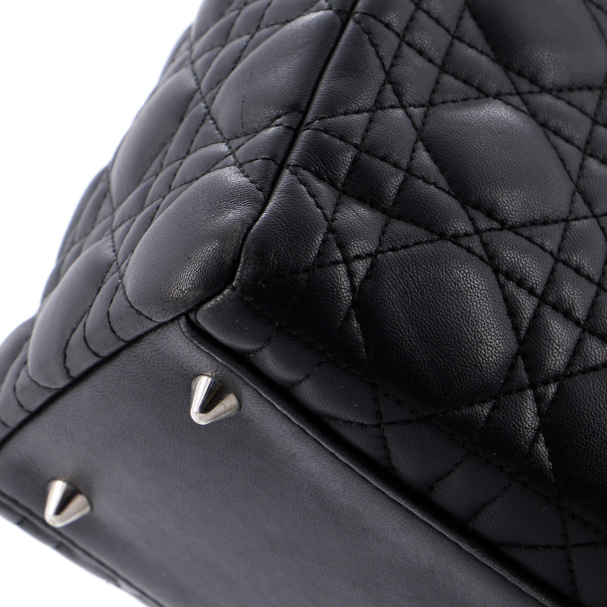 Lady Dior Bag Cannage Quilt Lambskin Medium