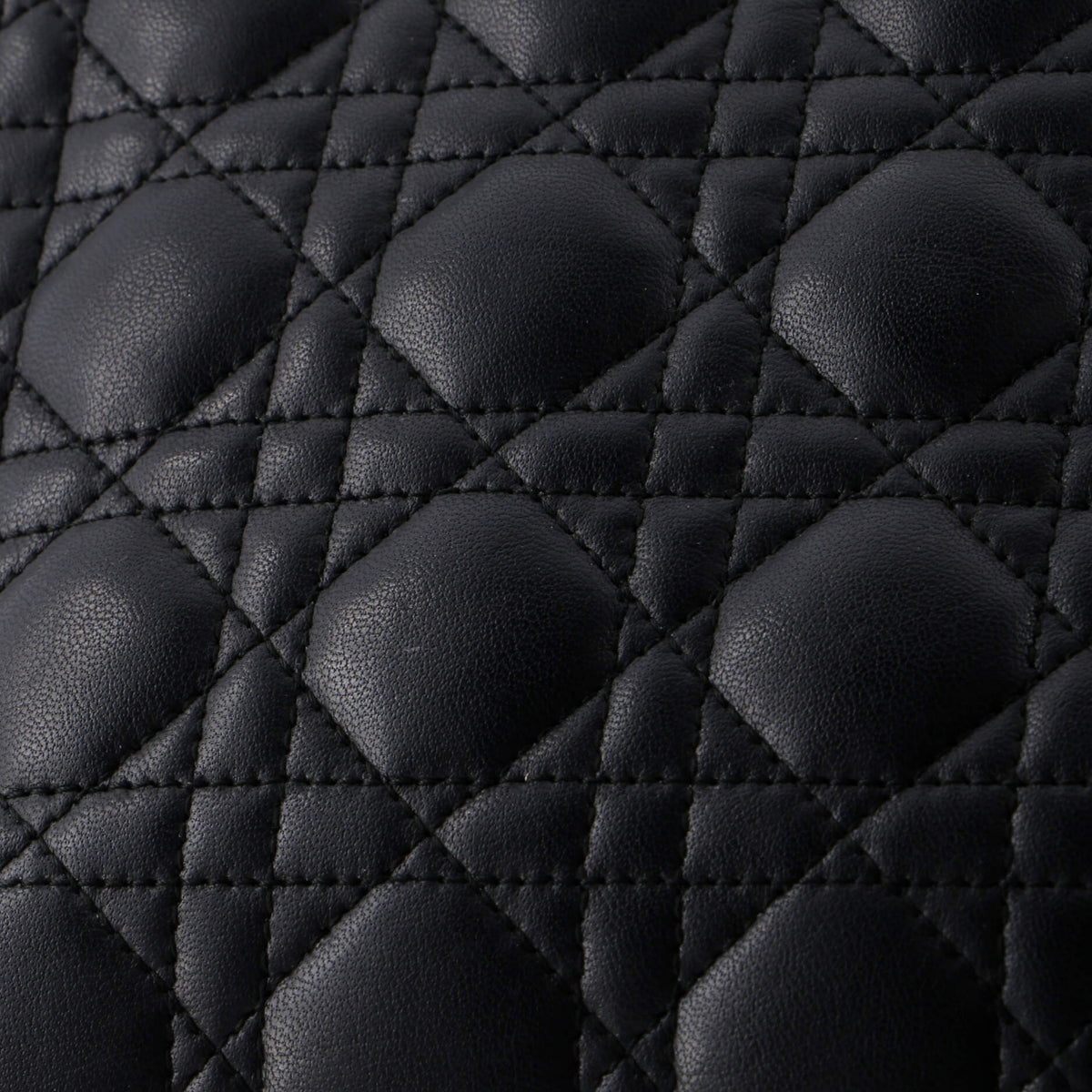 Lady Dior Bag Cannage Quilt Lambskin Medium