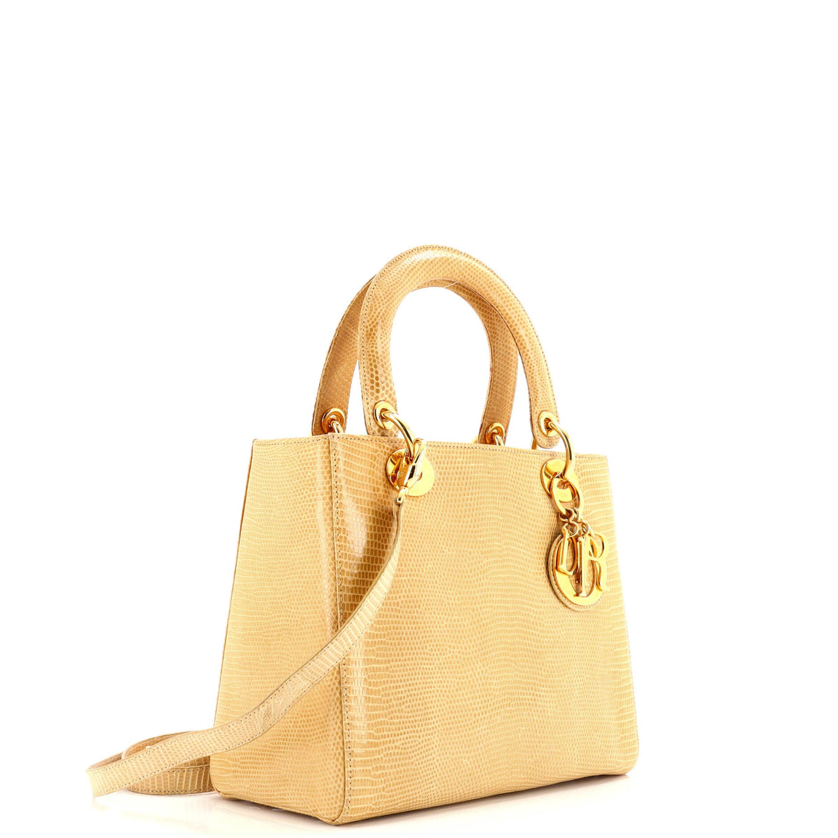 Lady Dior Bag Lizard Medium