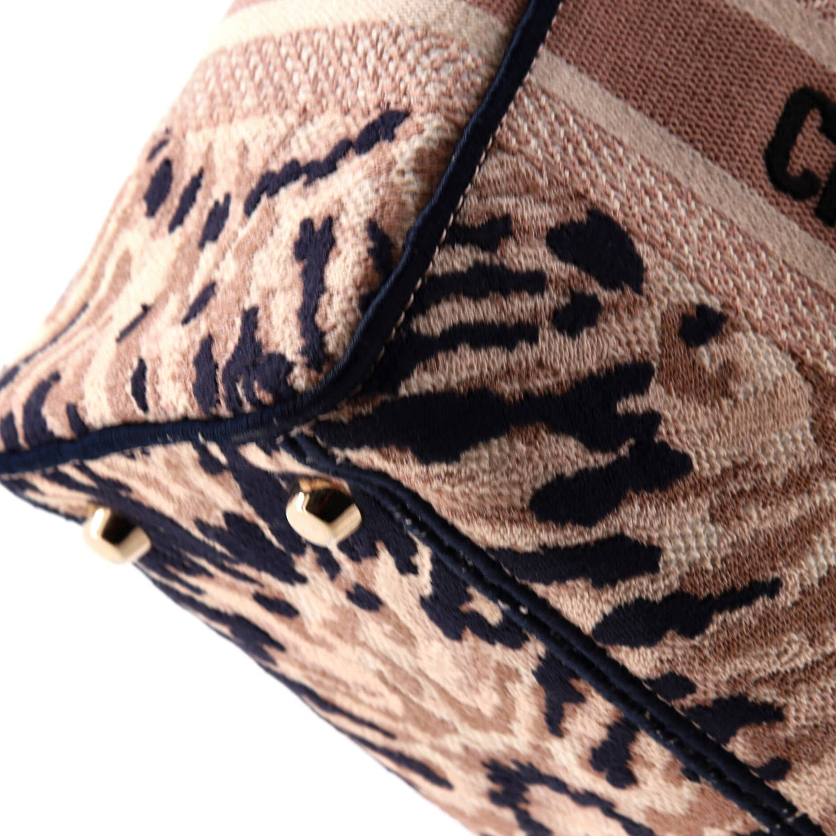 Lady D-Lite Bag Embroidered Canvas Medium