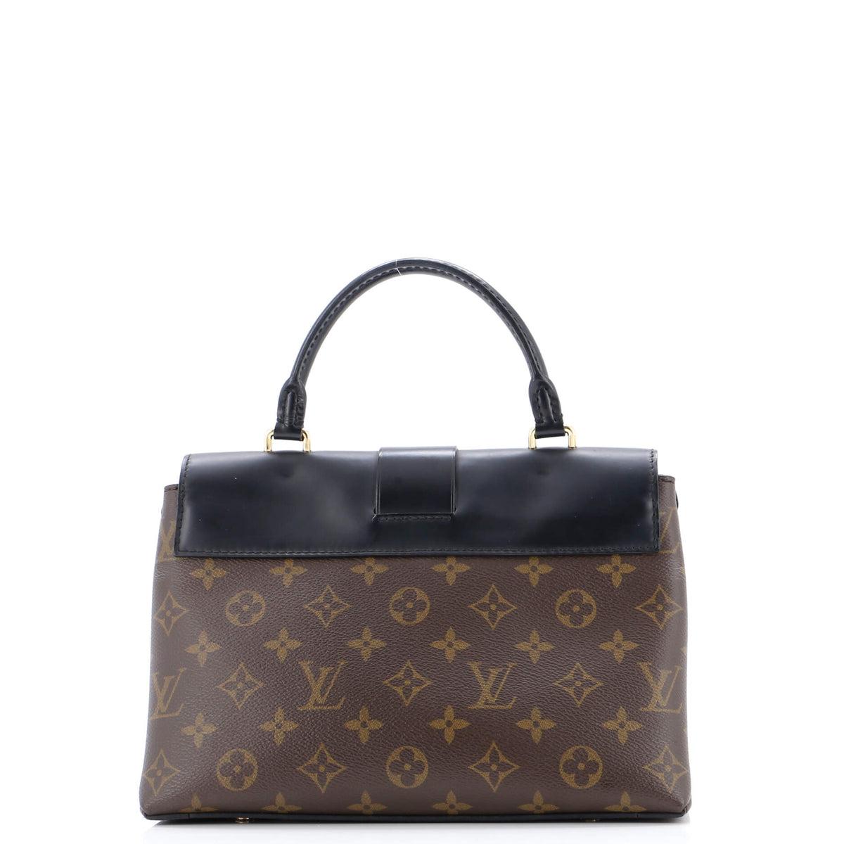 One Handle Flap Bag Monogram Canvas and Leather MM