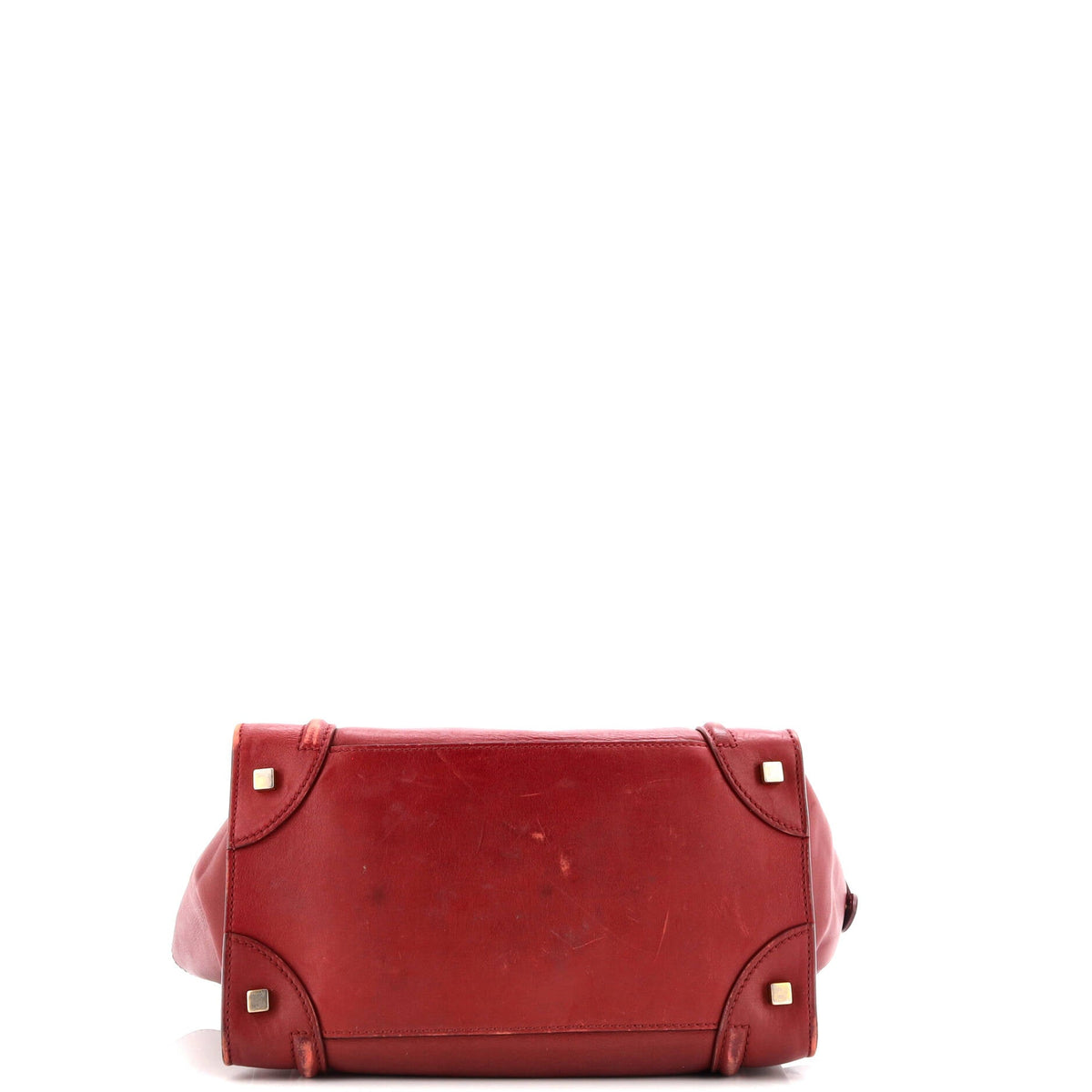 Luggage Bag Smooth Leather Medium