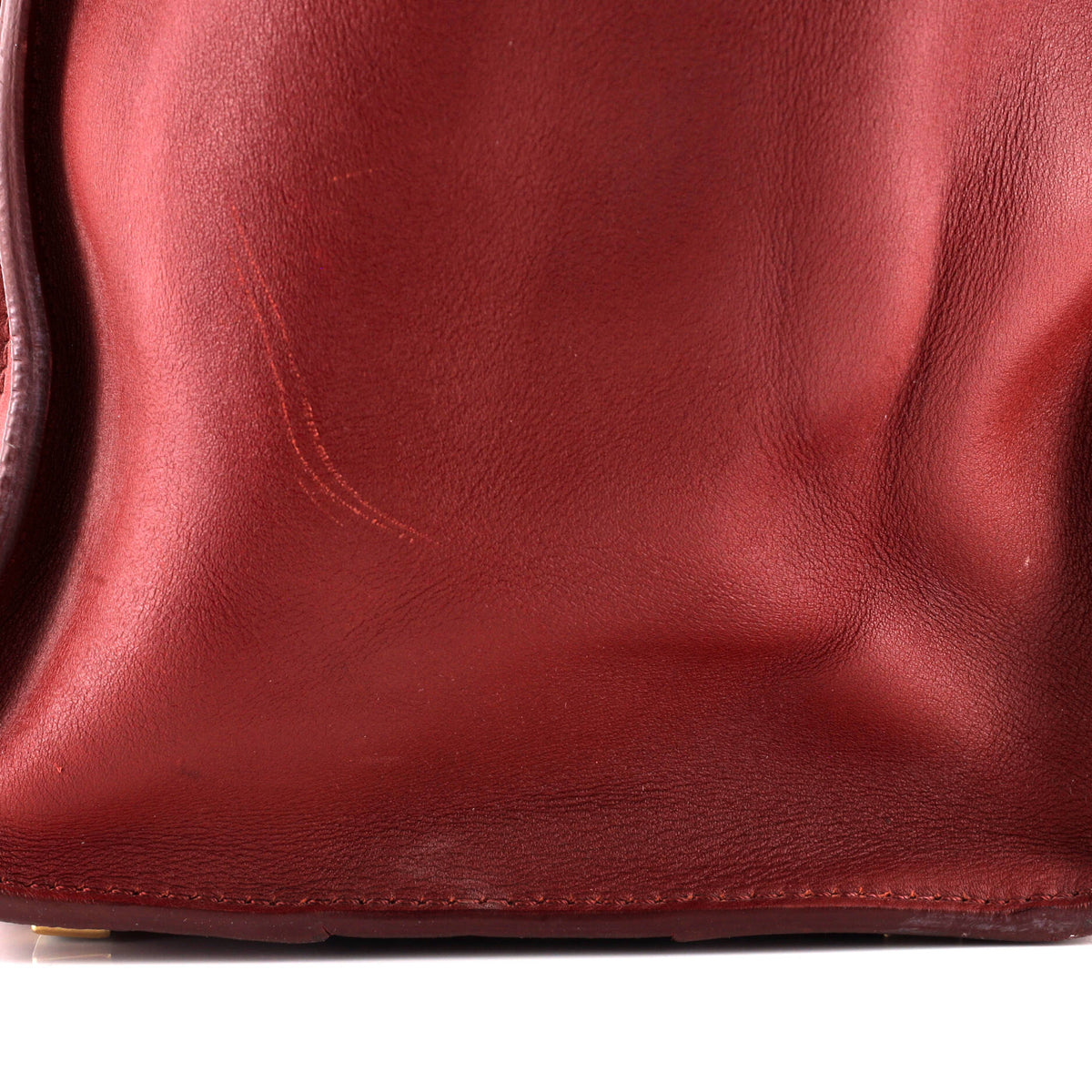 Luggage Bag Smooth Leather Medium