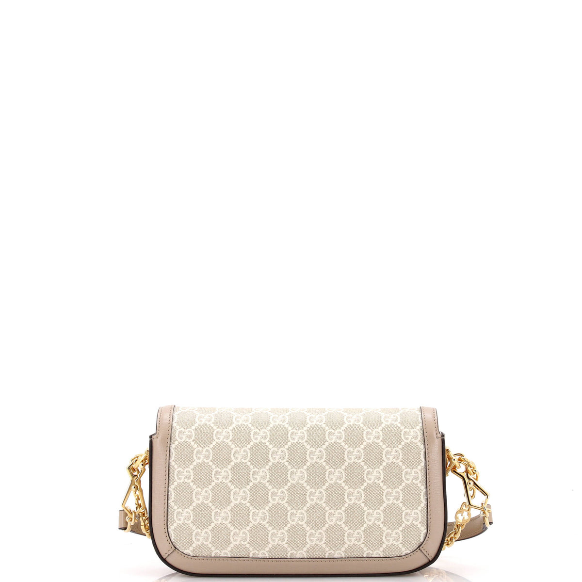 Horsebit 1955 Shoulder Bag GG Coated Canvas with Leather East West