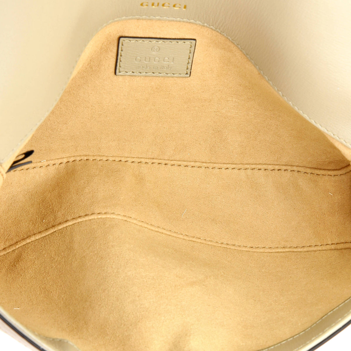 Horsebit 1955 Shoulder Bag GG Coated Canvas with Leather East West