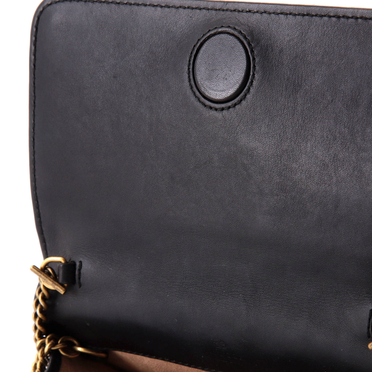 GG Marmont Chain Flap Bag Embellished Matelasse Leather Mini