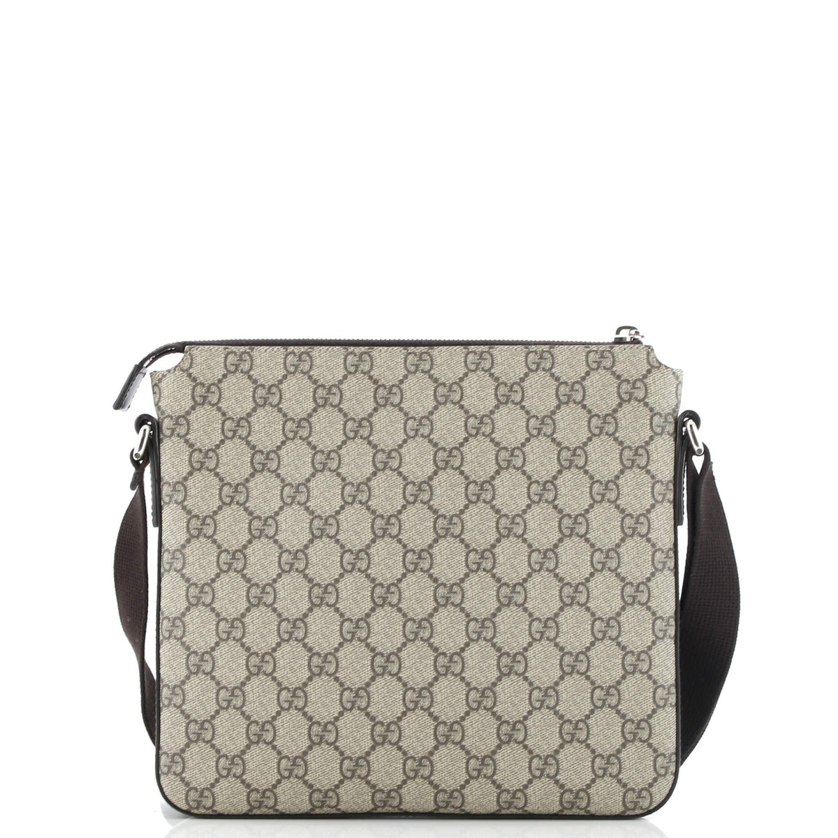 Front Zip Messenger GG Coated Canvas Medium