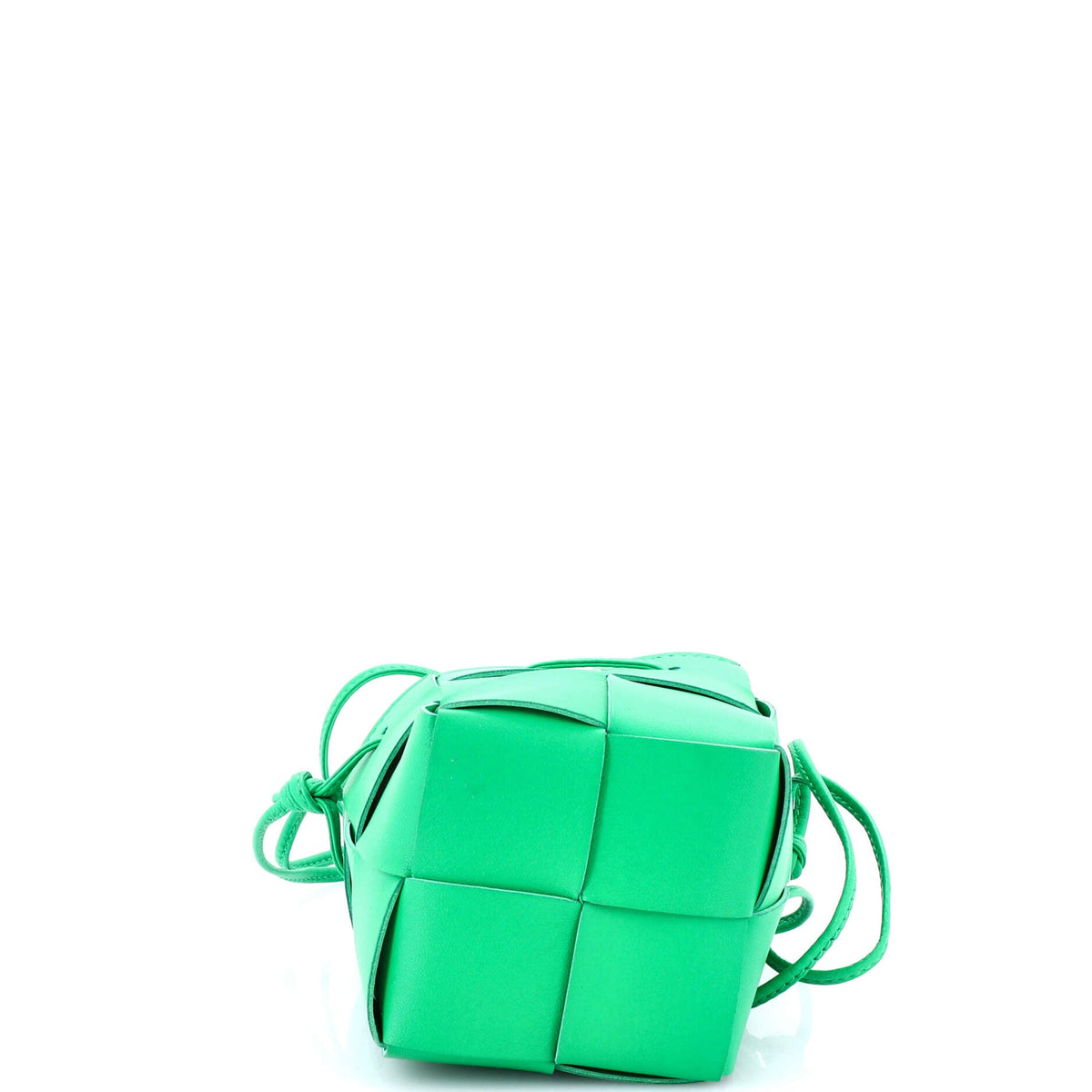 Cassette Bucket Bag Maxi Intrecciato Leather Mini