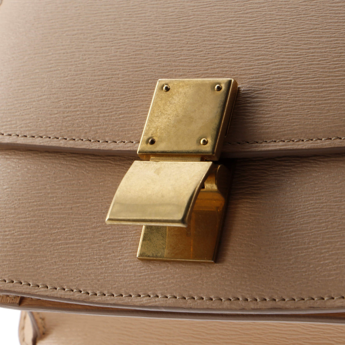 Classic Box Bag Grainy Leather Small