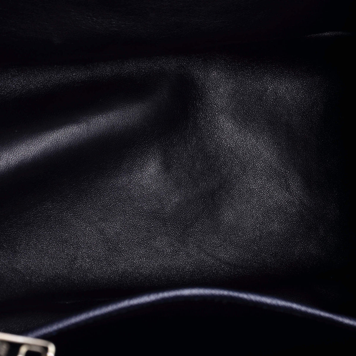 Double Zip Lux Tote Striped Saffiano Leather Small