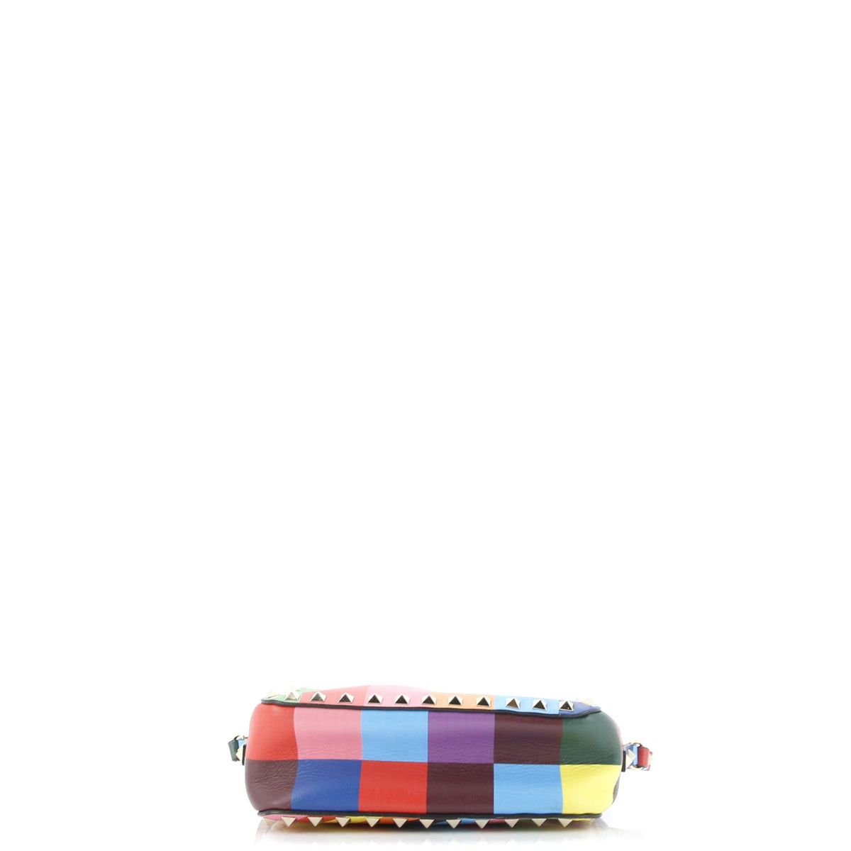 Rockstud 1973 Camera Crossbody Bag Striped Leather