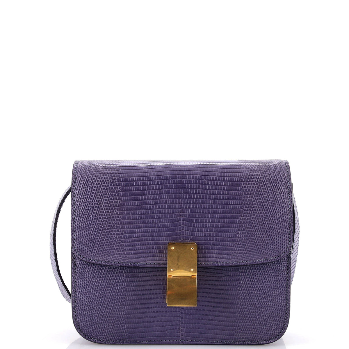 Classic Box Bag Lizard Small