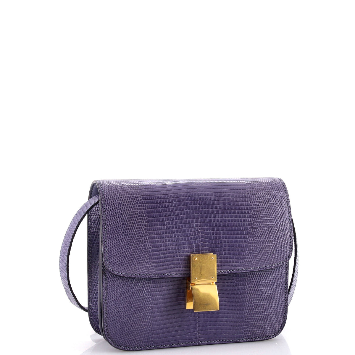 Classic Box Bag Lizard Small