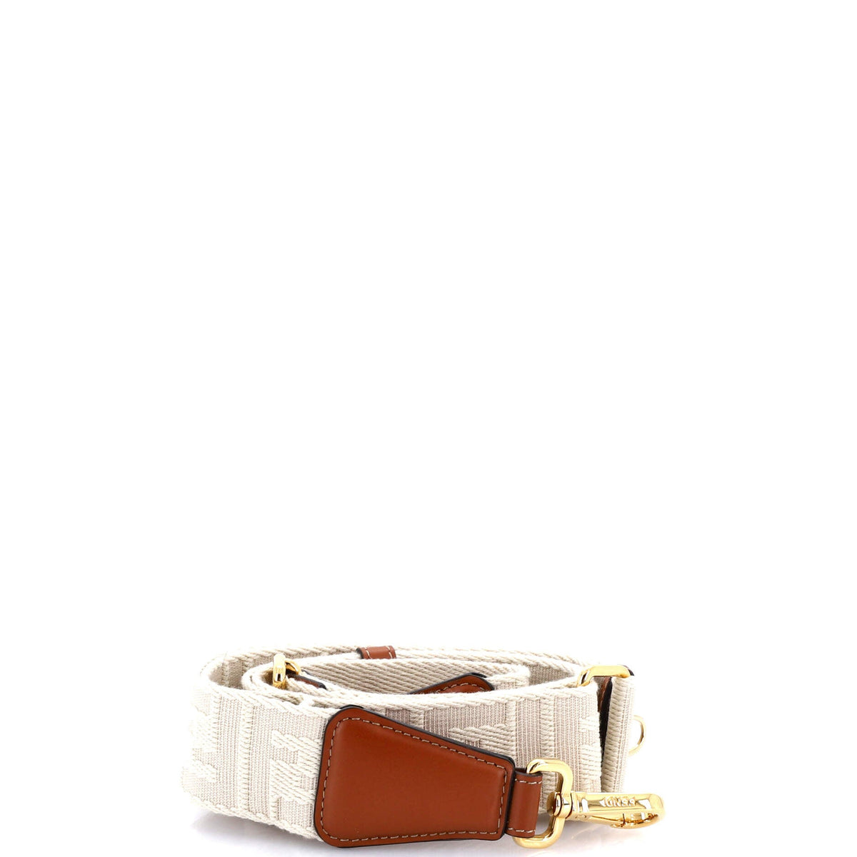 Strap You Shoulder Strap Zucca Canvas with Leather
