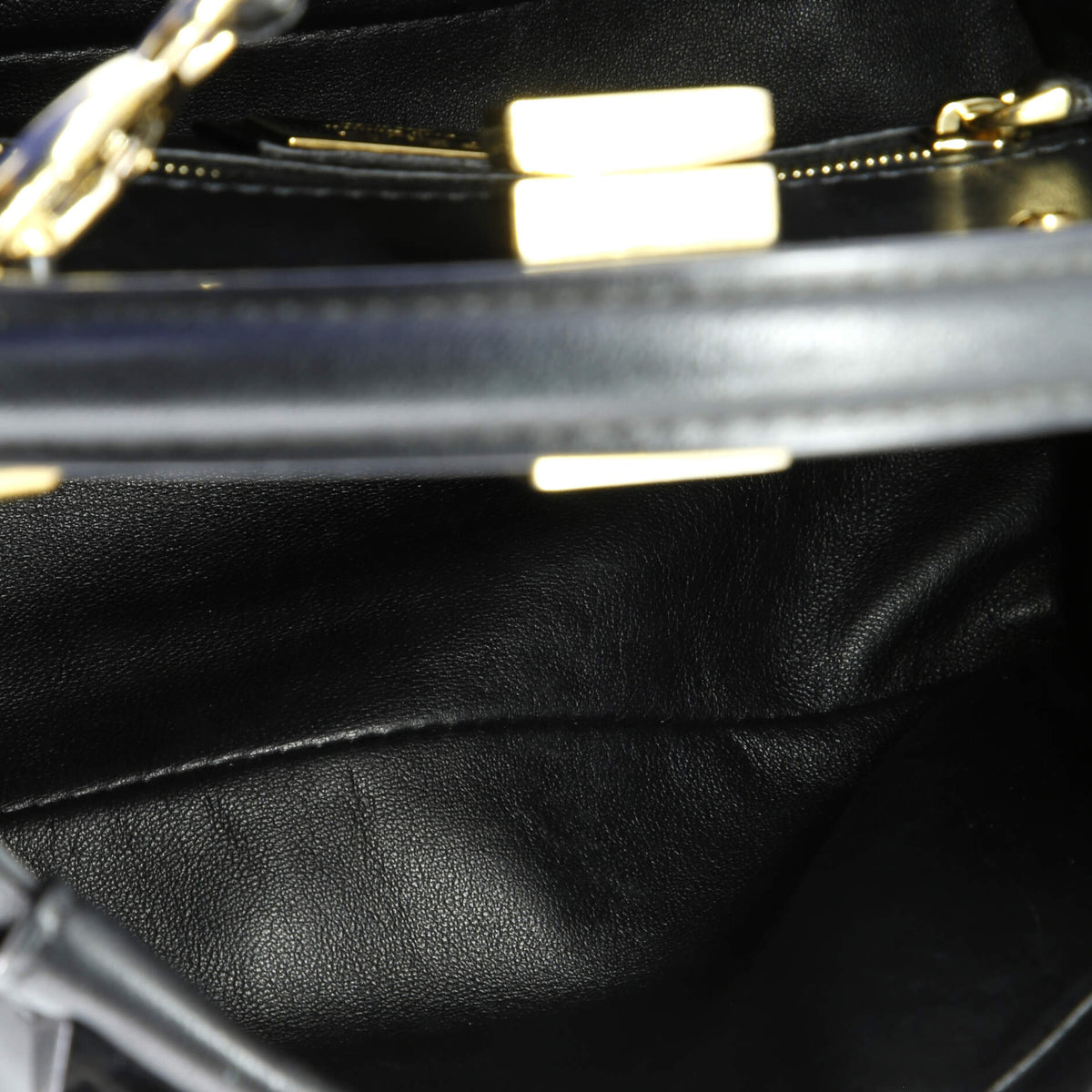 Peekaboo Bag Leather with Studded Detail Mini