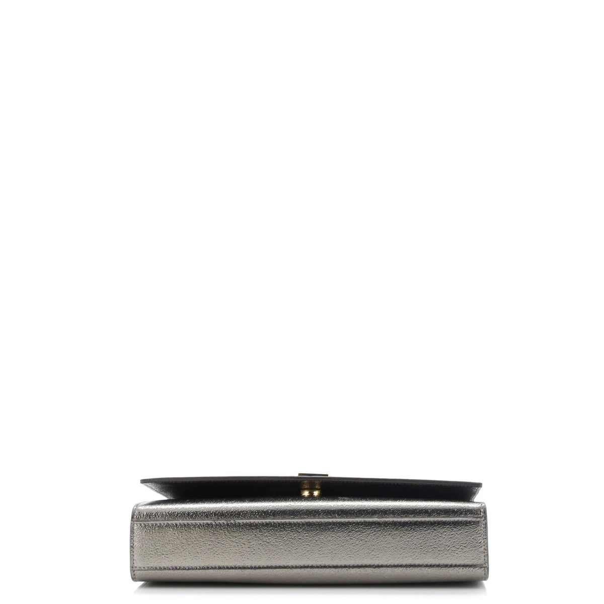 Classic Monogram Crossbody Bag Metallic Leather Medium